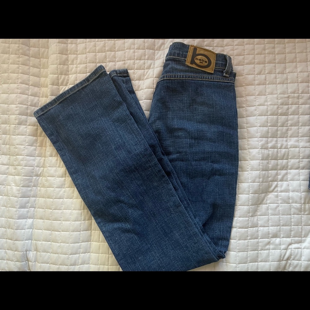 Bebe Bootcut No-Pocket Jeans